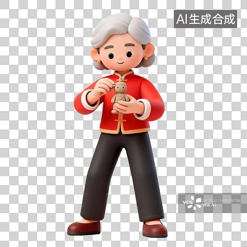 【AI数字艺术】春节民俗庙会旅游人物元素图片素材