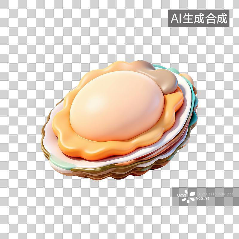 【AI数字艺术】鲍鱼插画图片素材