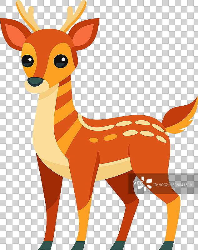 可爱的鹿图片素材