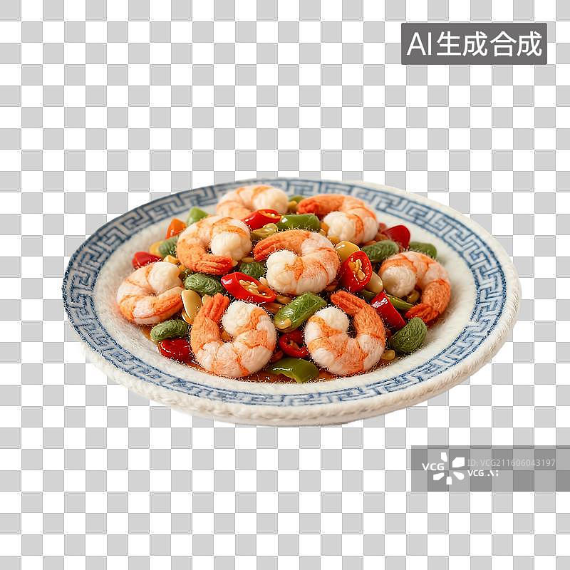 【AI数字艺术】可爱温馨毛毡风格年夜饭美食元素图片素材