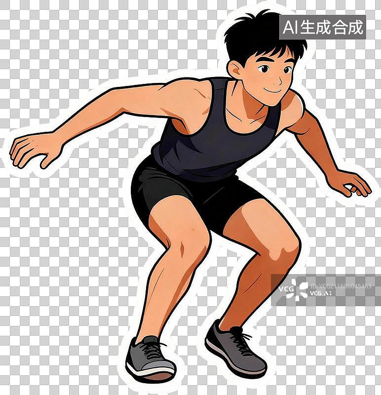 【AI数字艺术】卡通扁平插画贴纸风格高尔夫射箭游泳足球篮球乒乓球马术羽毛球运动会插画元素免抠图形图片素材