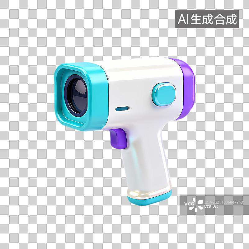 【AI数字艺术】非接触式红外电子体温计图片素材