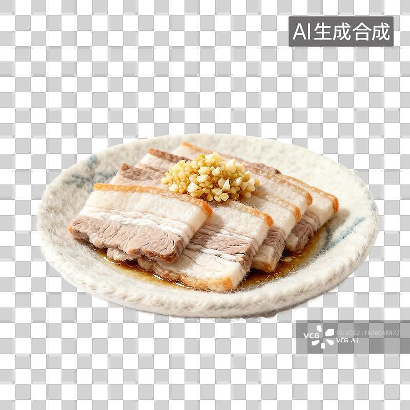 【AI数字艺术】可爱温馨毛毡风格年夜饭美食元素图片素材