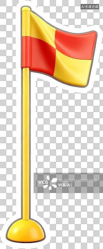 【AI数字艺术】2D扁平插画贴纸风格健身足球场双杠运动锻炼器材插画元素免抠图形图片素材