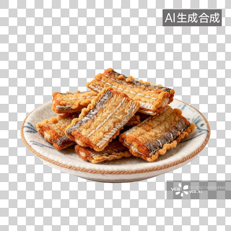 【AI数字艺术】可爱温馨毛毡风格年夜饭美食元素图片素材