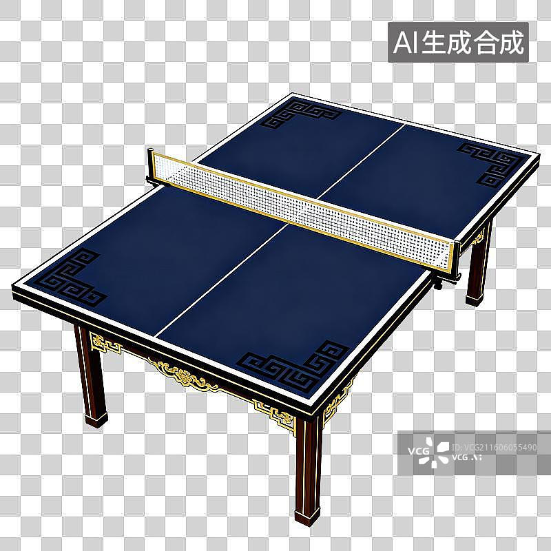 【AI数字艺术】乒乓球台-体育运动项目图片素材