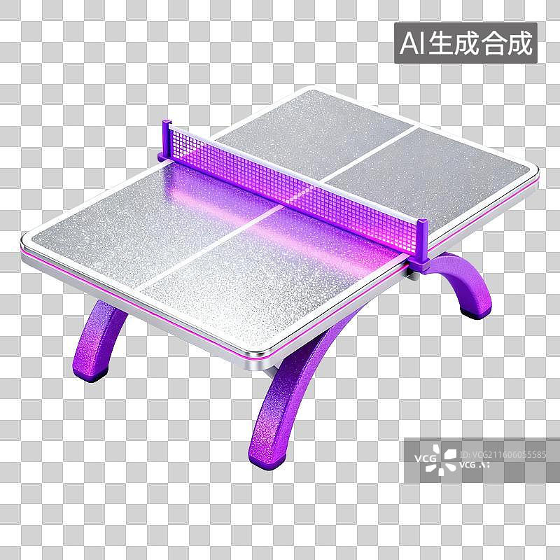 【AI数字艺术】乒乓球台-体育运动项目图片素材