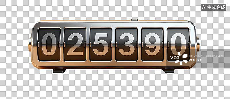 【AI数字艺术】现代简约数字计时器图片素材