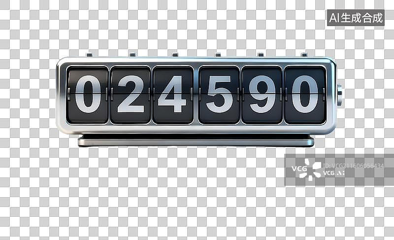 【AI数字艺术】现代简约数字计时器图片素材