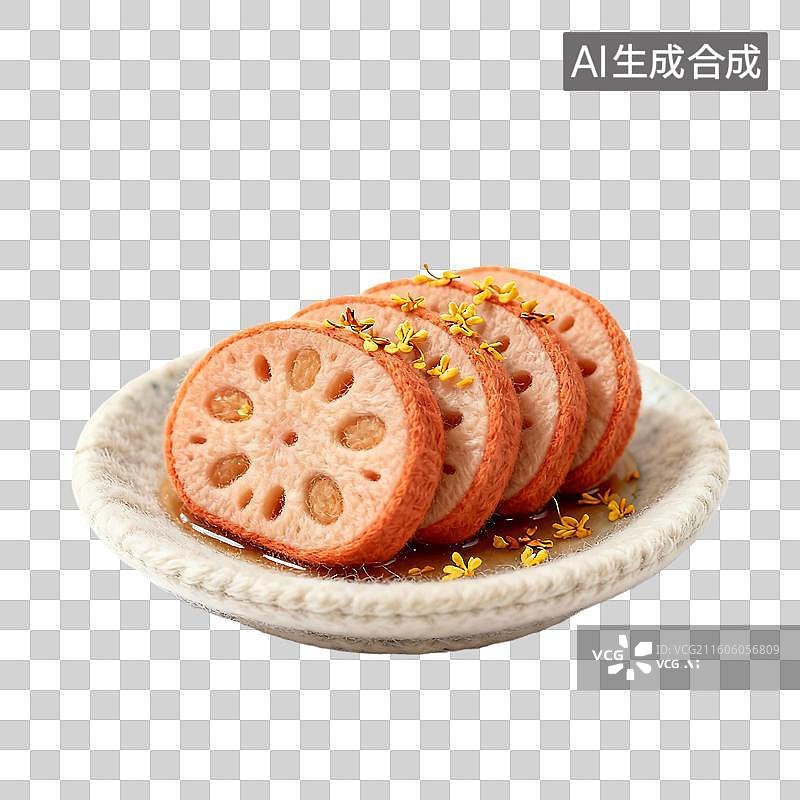 【AI数字艺术】可爱温馨毛毡风格年夜饭美食元素图片素材