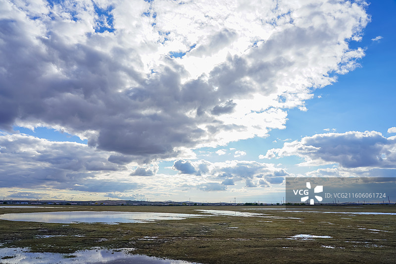 阿尔山，七仙湖草原景区，秋天自然风光图片素材