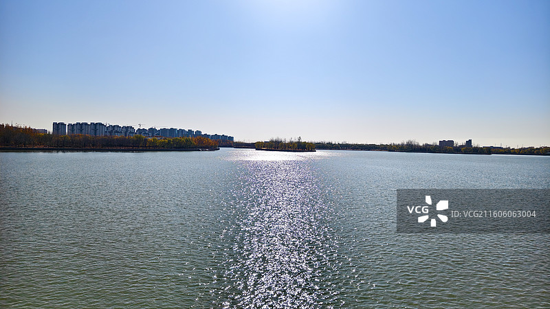 聊城金牛湖风景区图片素材
