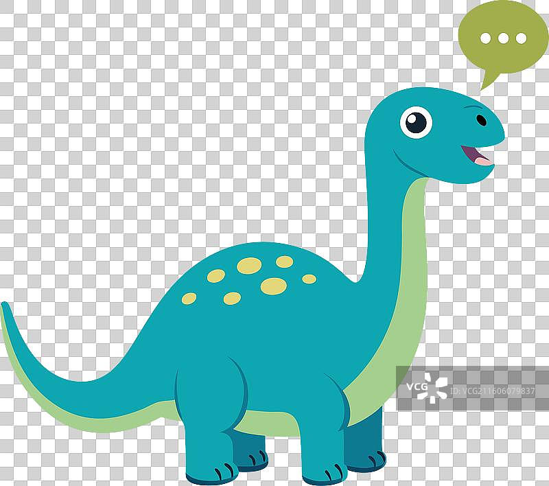 会说话的梁龙恐龙，超萌图片素材