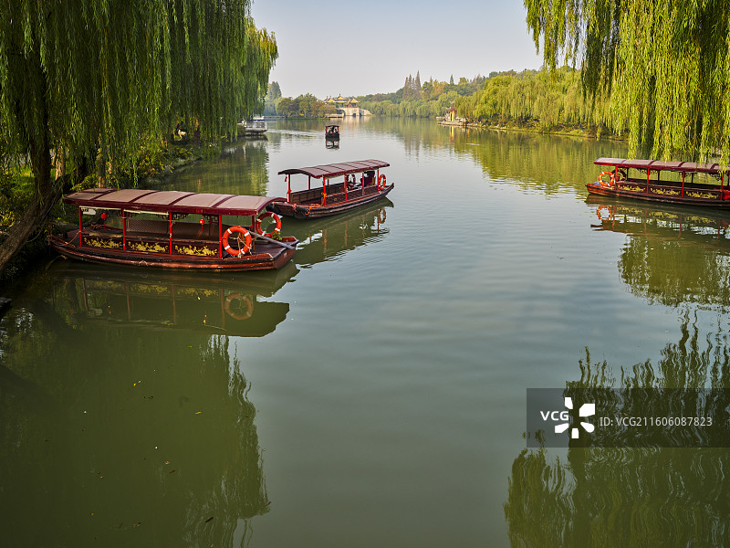 江苏省扬州市瘦西湖景区摄影图片图片素材