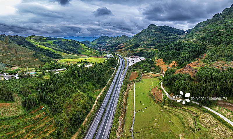 云南文山州广南县那洒镇图片素材