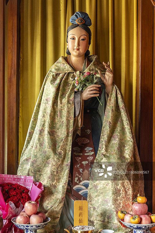 天津市古文化街天后宫：南配殿施药仙官图片素材