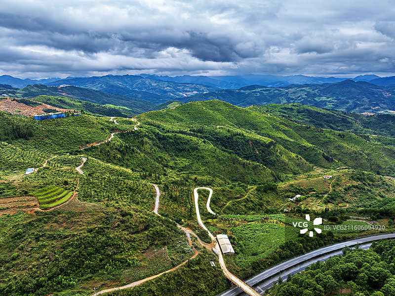 云南文山州广南县那洒镇图片素材