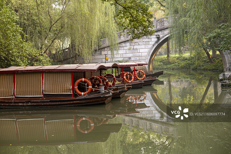 江苏省扬州市瘦西湖景区摄影图片图片素材