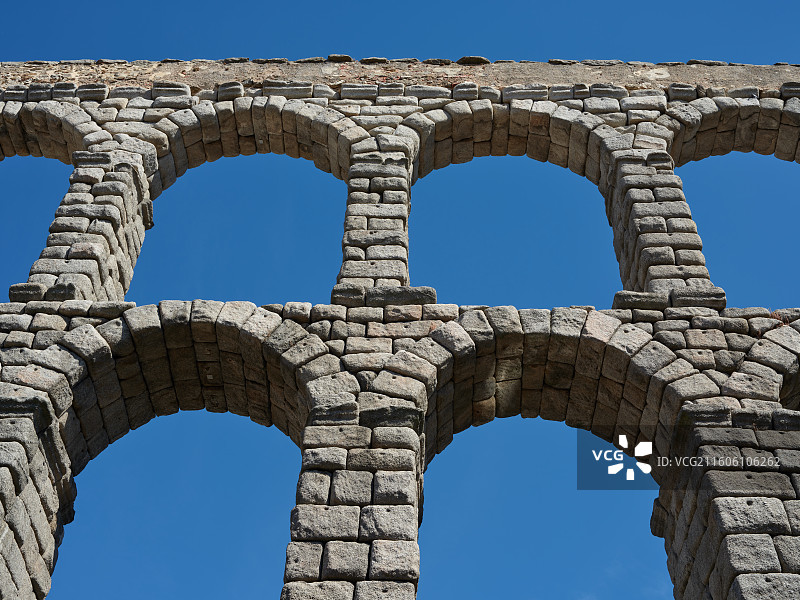 塞哥维亚的古罗马输水道图片素材