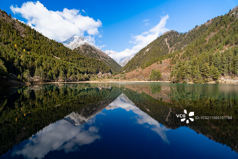 四川阿坝州九寨沟景区-静海图片素材