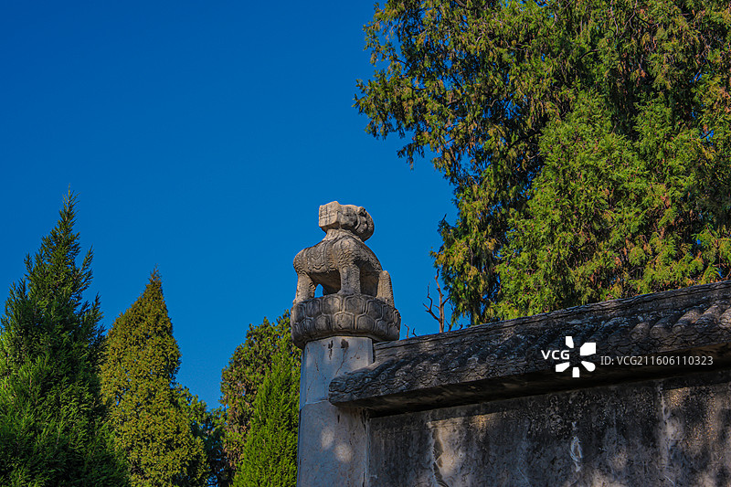曲阜孔庙 太和元气 牌坊 世界文化遗产图片素材