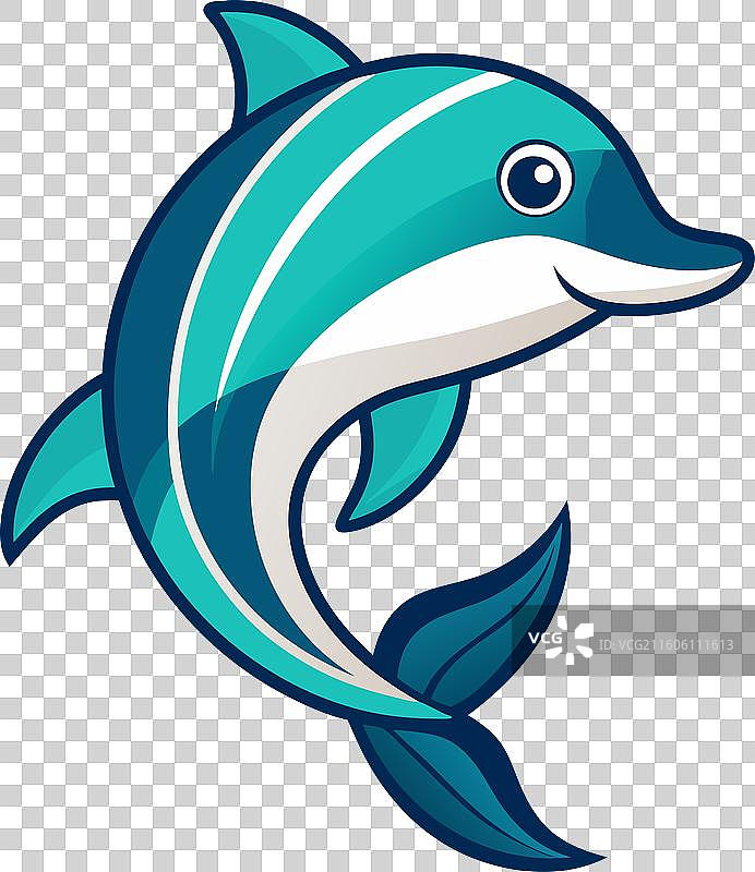 可爱的海豚鱼图片素材