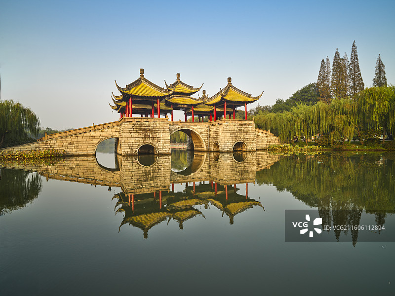 江苏省扬州市瘦西湖景区摄影图片图片素材
