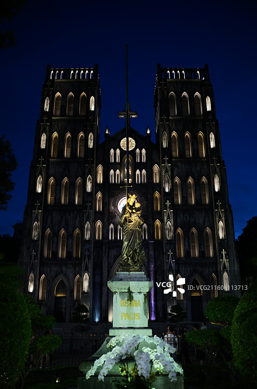 越南河内大教堂图片素材