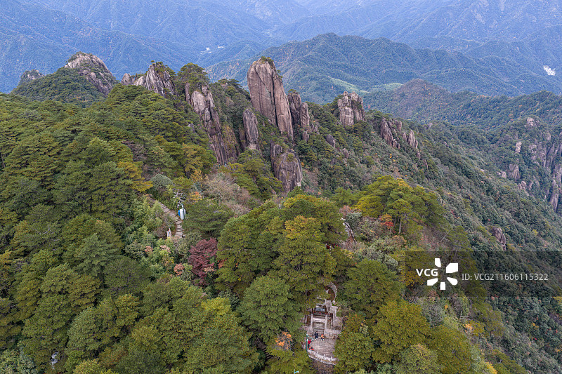 江西省上饶市最美峰林第一仙山三清山图片素材