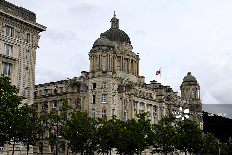 英国利物浦港务局大楼图片素材