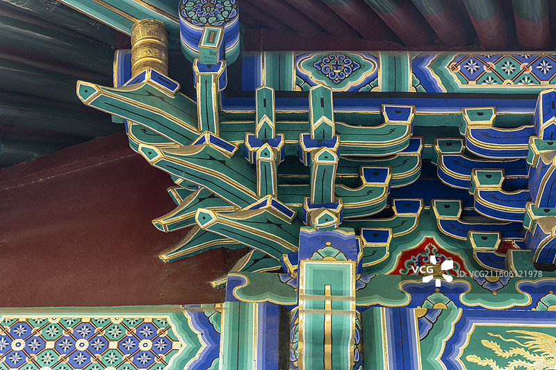 天津市古文化街天后宫：建筑一角图片素材