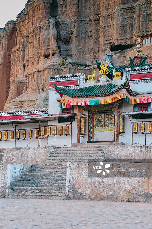 尖扎拉茂智合寺图片素材