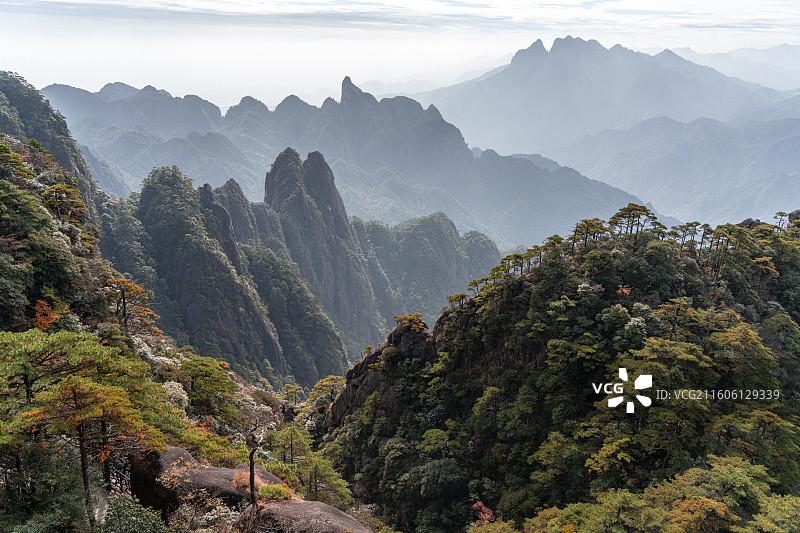 江西省上饶市最美峰林第一仙山三清山图片素材