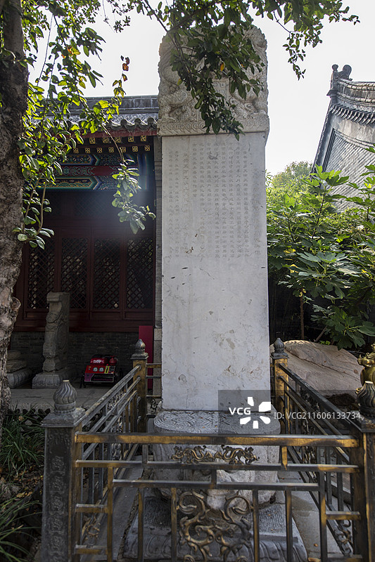 天津市古文化街天后宫：石碑图片素材