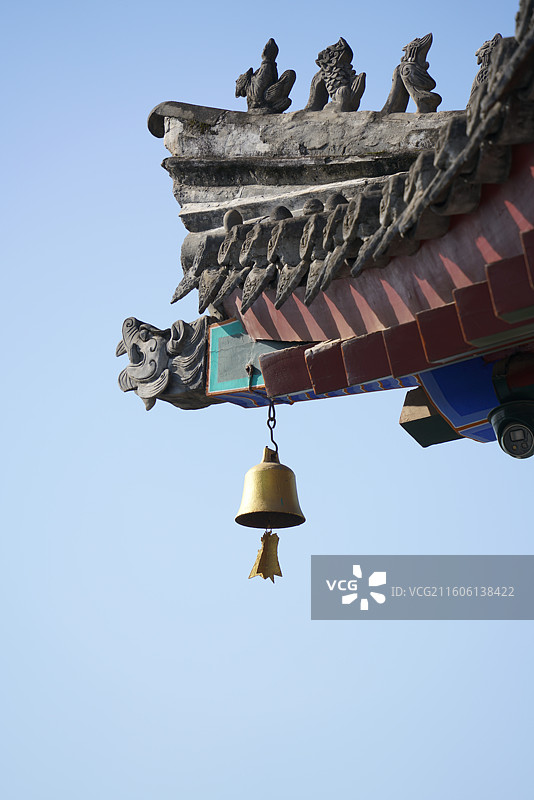 西安鄠邑区钟楼图片素材