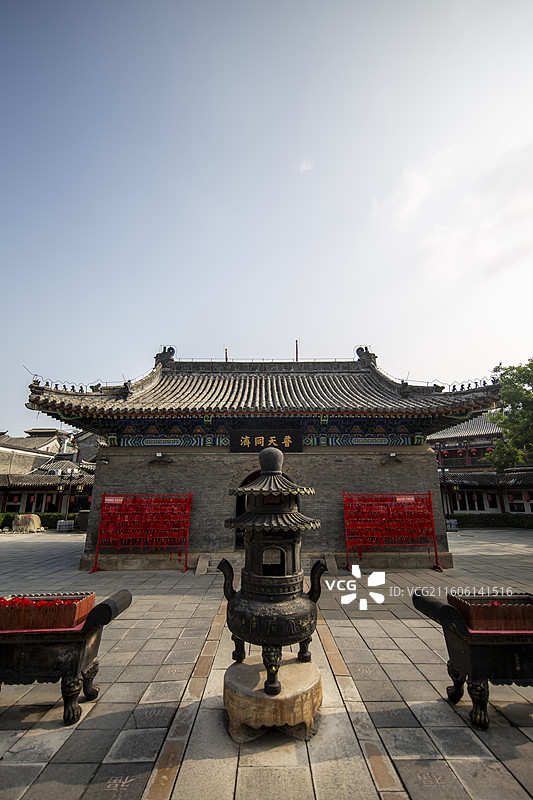 天津市古文化街天后宫：前殿图片素材