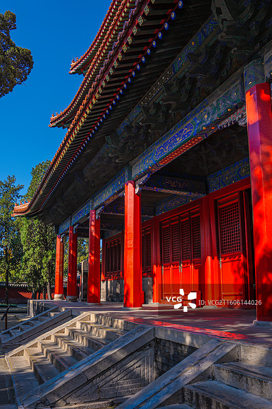 曲阜孔庙 奎文阁 古建筑 世界文化遗产图片素材