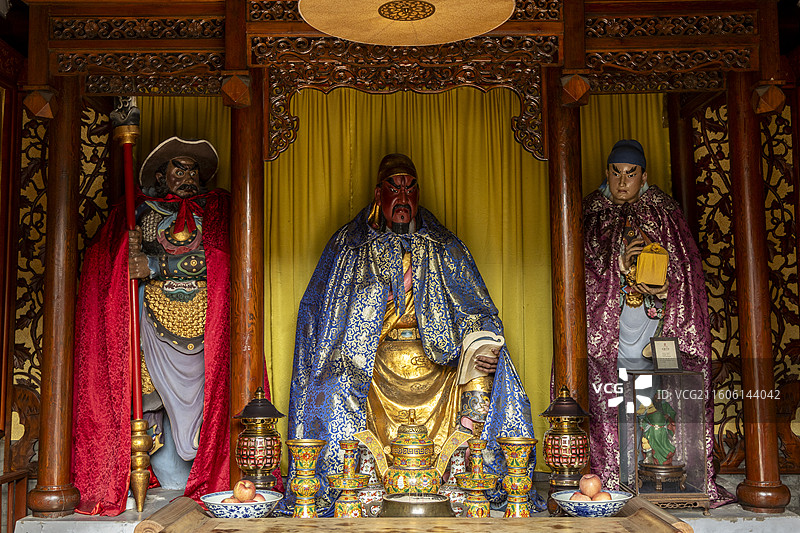 天津市古文化街天后宫：关帝庙图片素材