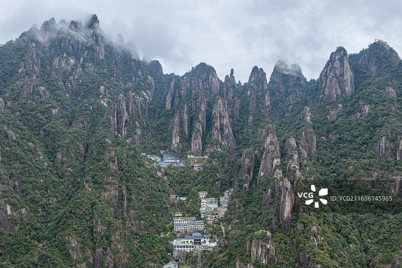 江西省上饶市最美峰林第一仙山三清山图片素材