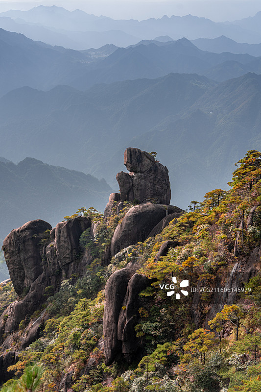 江西省上饶市最美峰林第一仙山三清山图片素材
