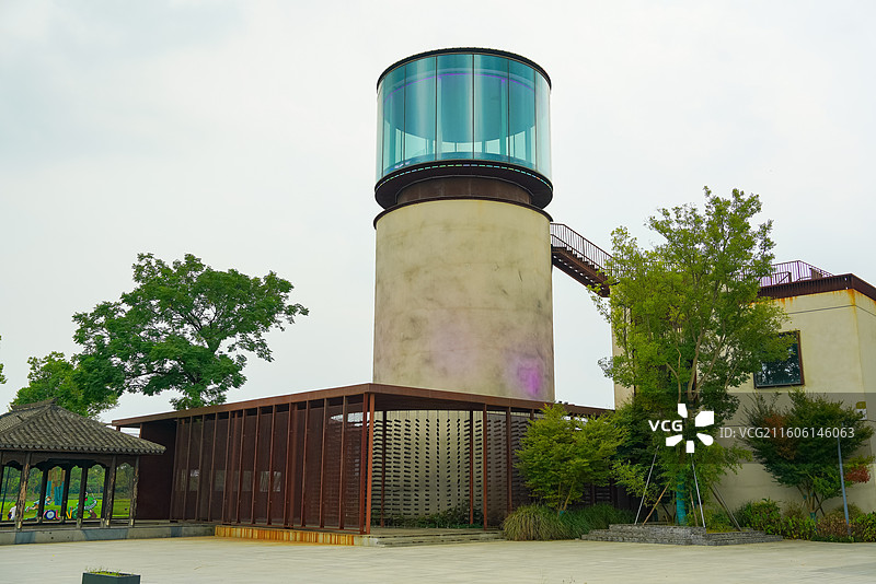 浙江省嘉兴市嘉善县，姚庄镇，丁栅村，水乡之美图片素材