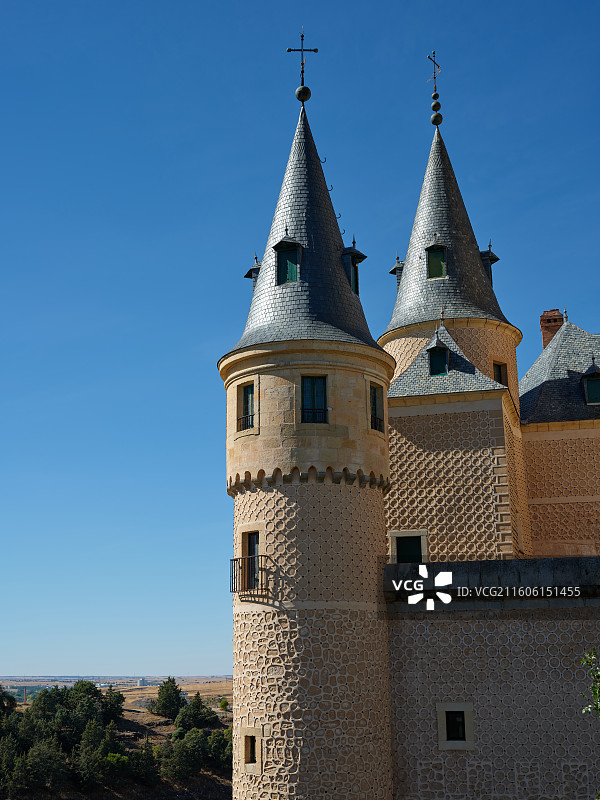 塞哥维亚城堡图片素材