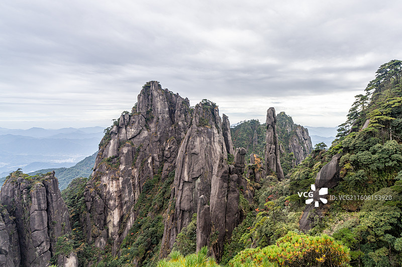 江西省上饶市最美峰林第一仙山三清山图片素材