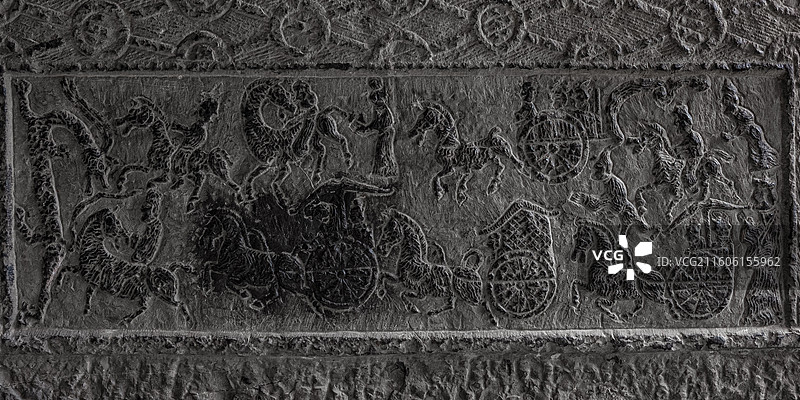 曲阜孔庙 神庖汉画像石一展室图片素材