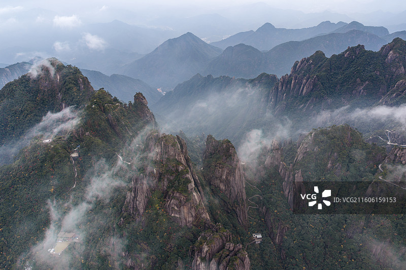 江西省上饶市最美峰林第一仙山三清山图片素材