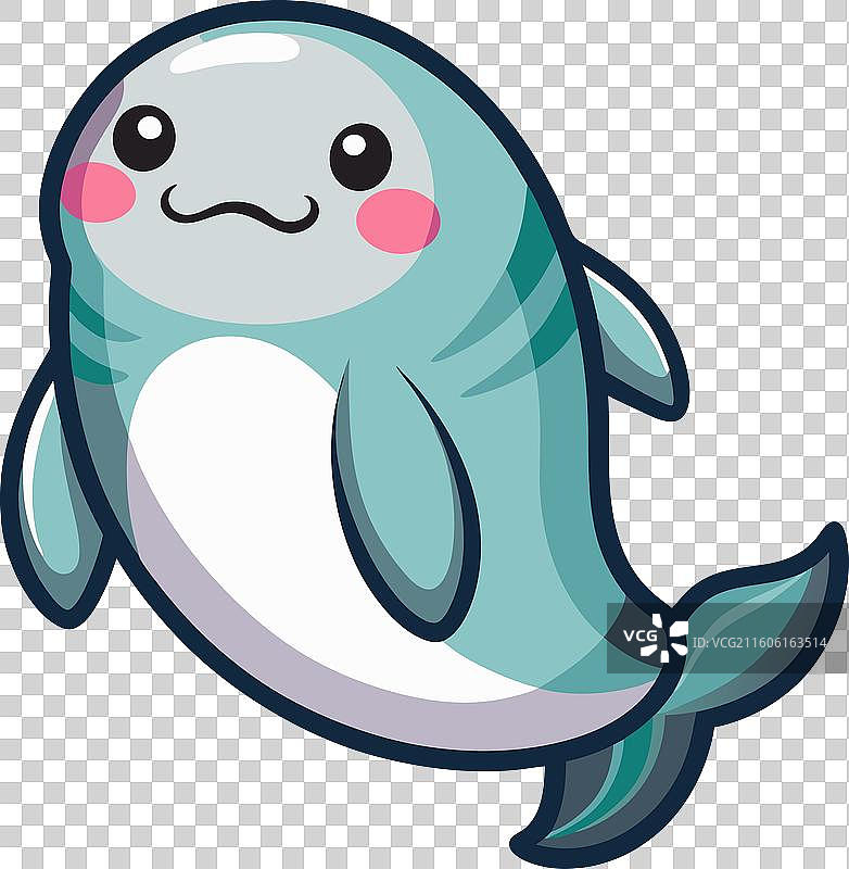 儒艮海豹鱼跑可爱图片素材