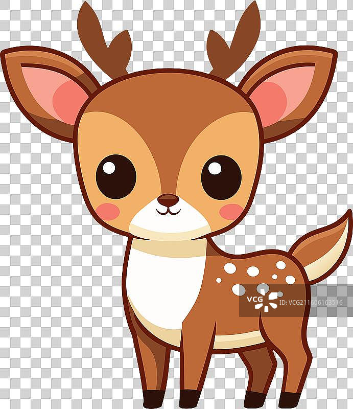 可爱的小羚羊图片素材