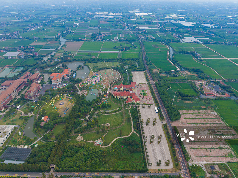 浙江省嘉兴市嘉善县，烂尾楼图片素材