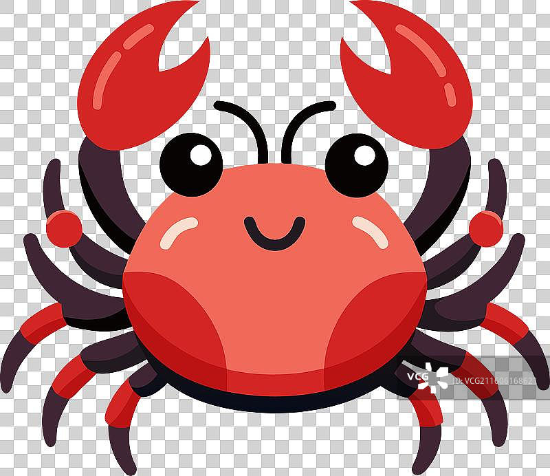 邓杰内斯蟹 萌图片素材