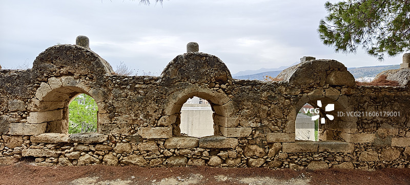 希腊克里特岛～雷西姆农城堡图片素材
